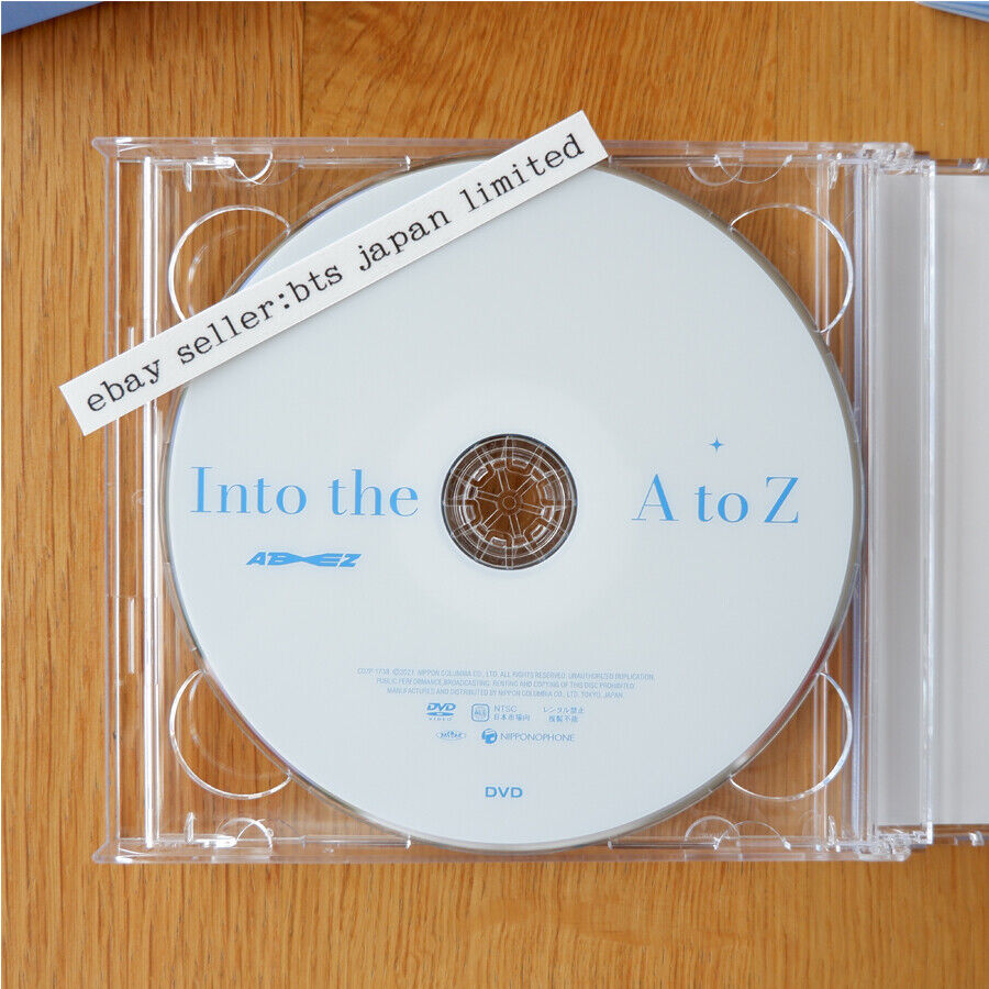 ATEEZ Into the A to Z 1st limited edition 1CD + 1DVD Official Photo card PC