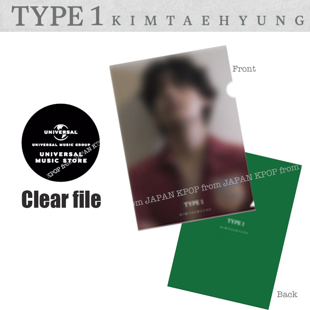 PRE Taehyung TYPE1 JPFC UMS Weverse Global withmuu Musicplant POB JAPAN TYPE 1 V