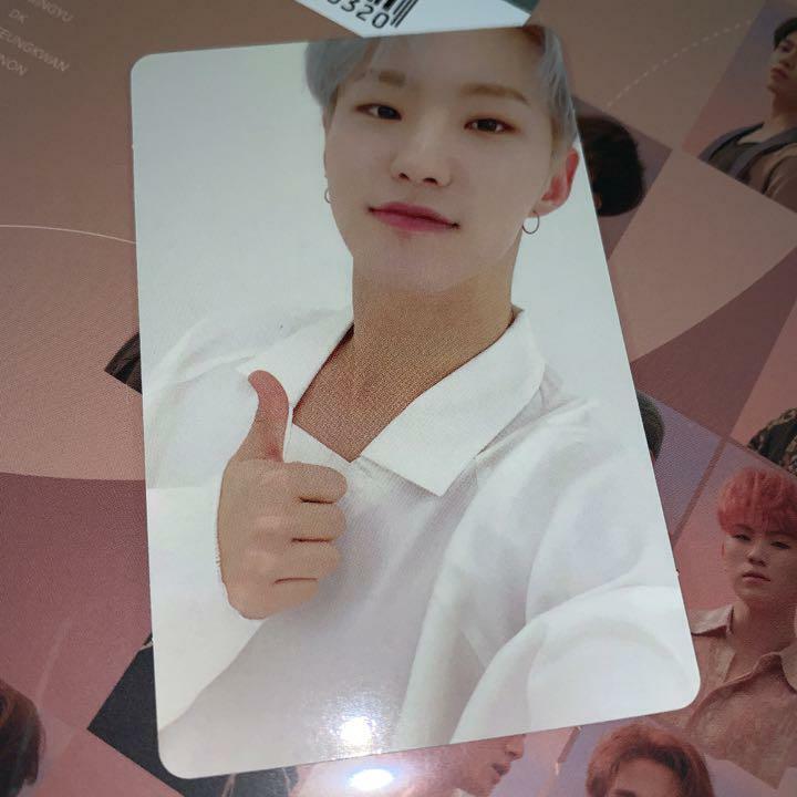 DIECISIETE OFICIAL FALLIN' FLOWER CARAT ver. FAN CLUB Photocard Tarjeta fotográfica 