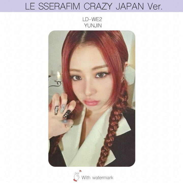 LE SSERAFIM CRAZY JAPAN ver. ALBUM POB LUCKY DRAW PHOTOCARD WEVERSE UMS HMV UNIT