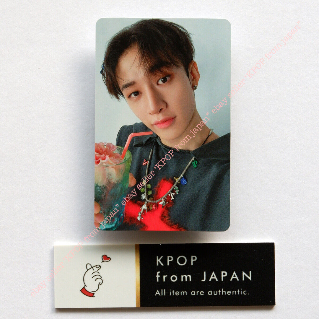 Bang chan Stray Kids Social Path Tarjeta fotográfica oficial JAPAN POB FC Tarjeta fotográfica Fan 