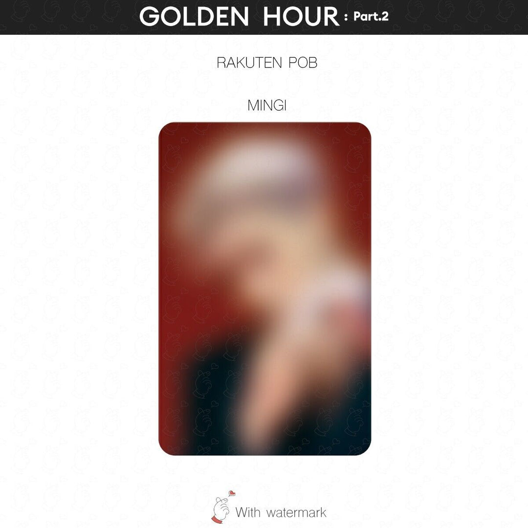 PRE ATEEZ GOLDEN HOUR Part.2 JAPAN STORE BENEFIT POB PHOTOCARD JPFC UMS HMV pt2