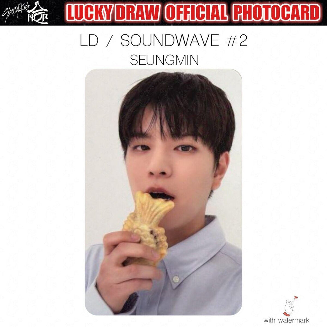 PRE STRAY KIDS HOP LUCKY DRAW SOUNDWAVE POP-UP OFFICIAL PHOTOCARD POLAROID POPUP