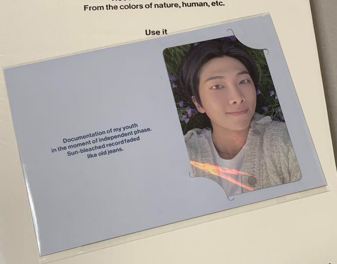 BTS RM Indigo Book Edition, Edición postal Photocard JPFC UMS weverse POB 