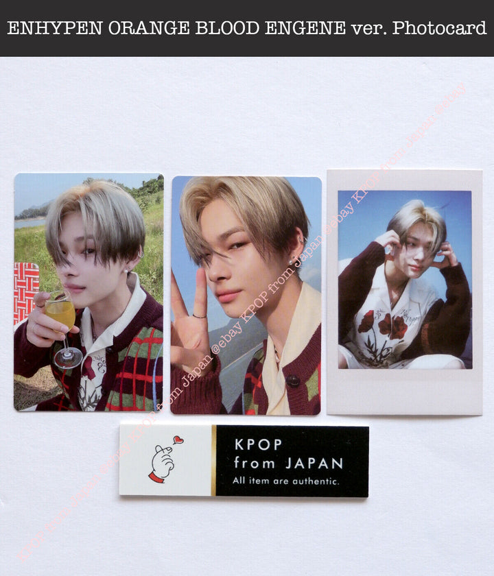 ENHYPEN ORANGE BLOOD ENGENE ver. Official Photocard Postcard