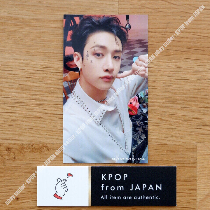 Bang Chan Stray Kids THE SOUND Tarjeta fotográfica oficial JAPAN POB FC Tarjeta fotográfica Fan 