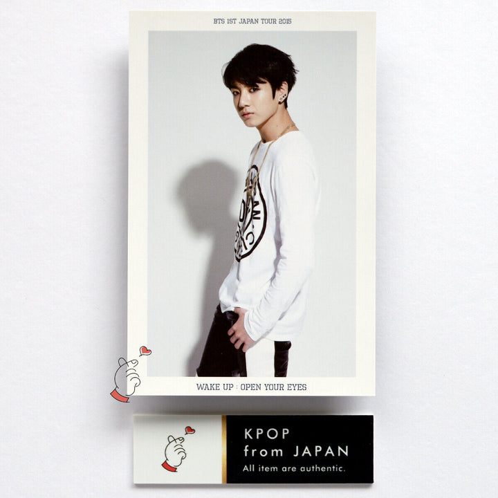 JUNGKOOK BTS 1ST JAPAN TOUR 2015 WAKE UP : OPEN YOUR EYES Official photocard