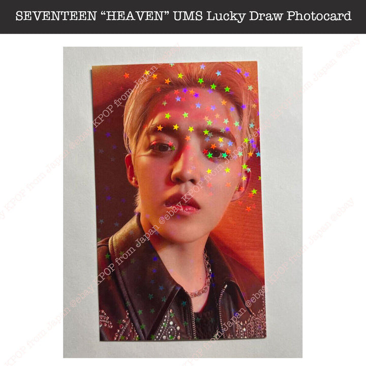 SEVENTEEN HEAVEN UMS Lucky draw official photocard Universal Music Store