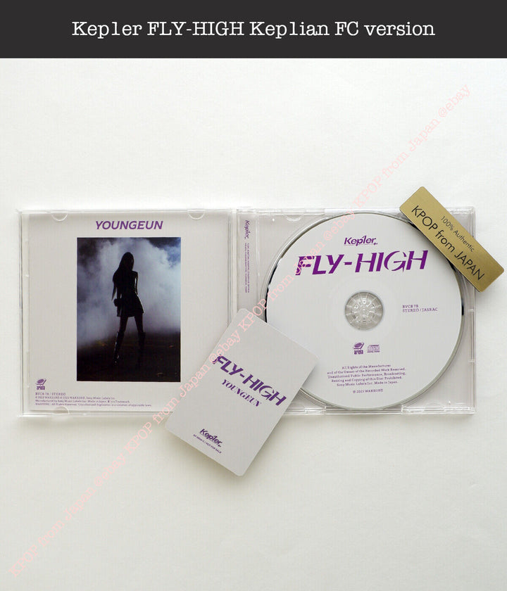 Kep1er FLY HIGH Official Kep1ian ver. CD + Photocatd JPFC Fan club FLY-HIGH