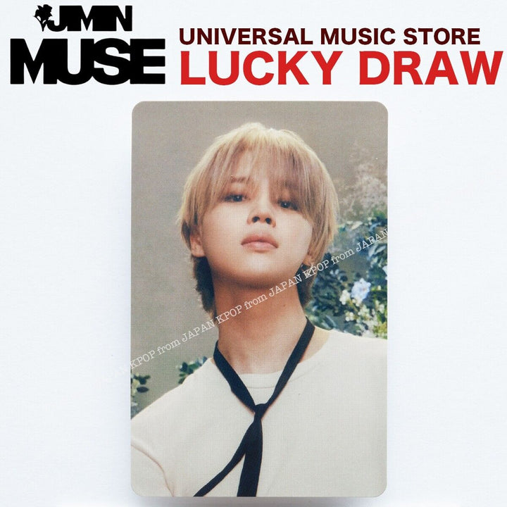 JIMIN MUSE UMS LUCKY DRAW PHOTOCARD SET JAPAN EDITION UNIVERSAL MUSIC STORE BTS