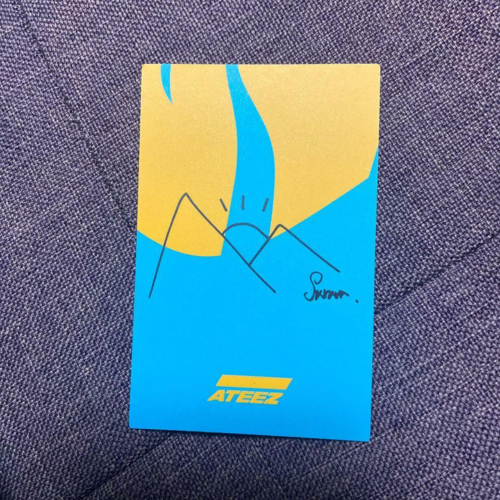 ATEEZ TREASURE EP.3: Uno para todos / WAVE ver. Tarjeta fotográfica oficial Photocard 