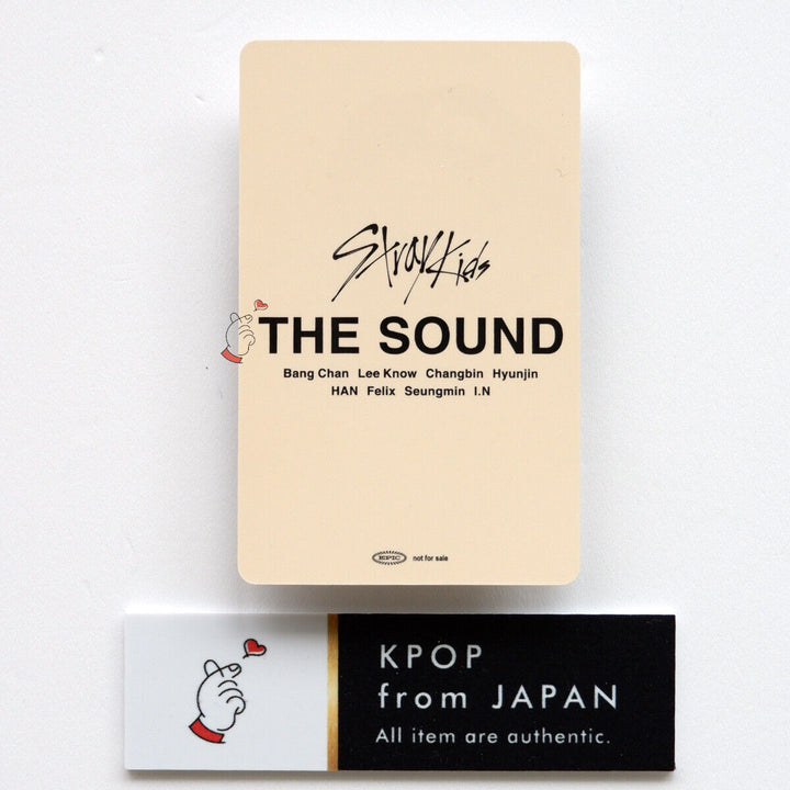 Tarjetas fotográficas limitadas del evento fuera de línea THE SOUND Japan de Stray Kids para Kyoto Yokohama 