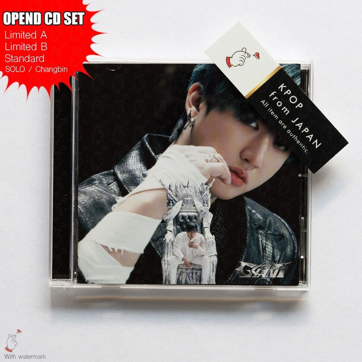 OPENED CHANGBIN STRAY KIDS GIANT LIMITED A , B , STANDARD , SOLO 4CD SET JAPAN