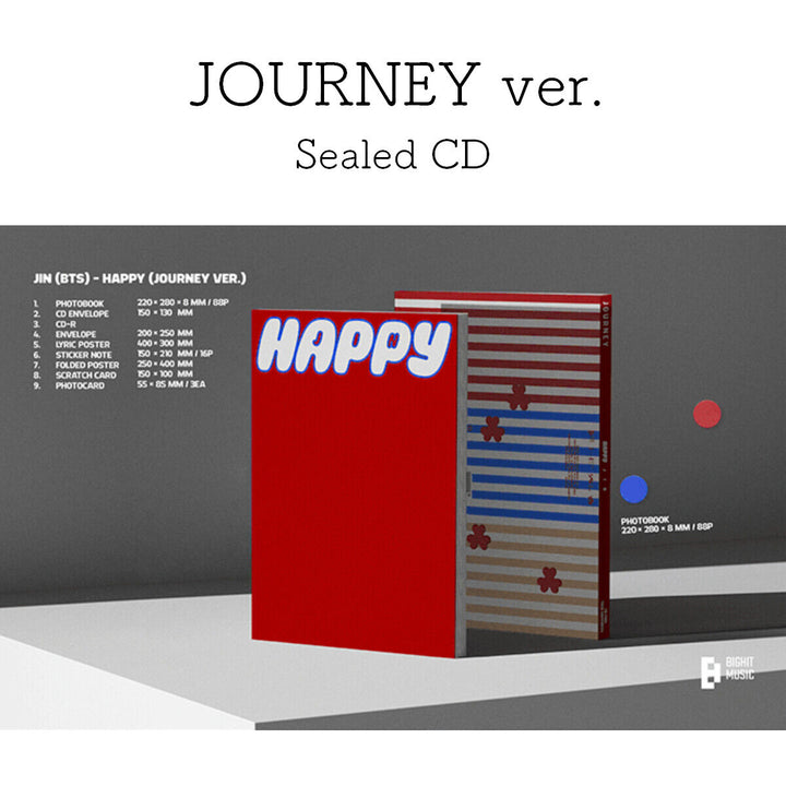 PRE JIN Sealed Solo Album Happy JOURNEY IMAGINE NAVIGATE BTS