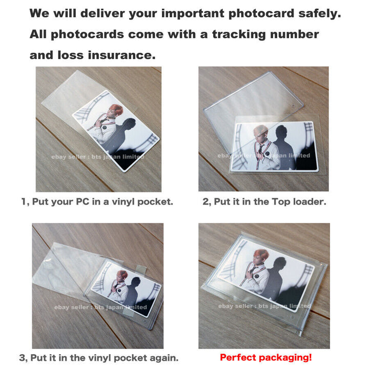 BTS DICON Vol.2 DETRÁS de Japón Edición especial Photocard Tarjeta fotográfica PC 