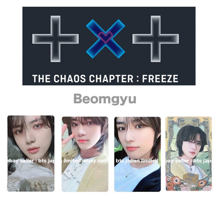 MAÑANA X JUNTOS El Capítulo del Caos: Freeze BEOMGYU Tarjeta fotográfica oficial TXT 