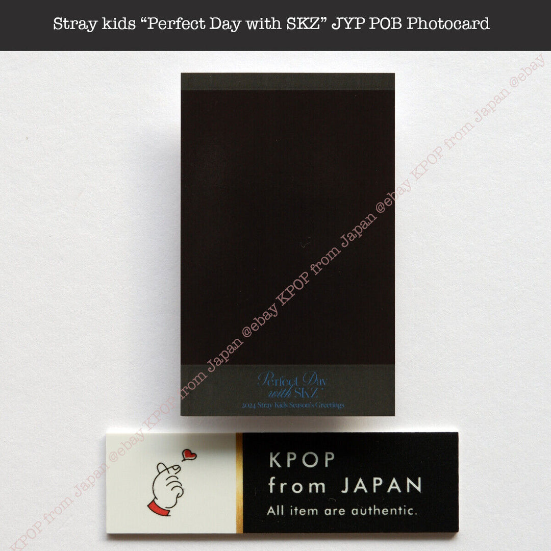 Stray kids 2024 “ Perfect Day with SKZ ” JYP POB Photocard SEASON'S GREETINGS