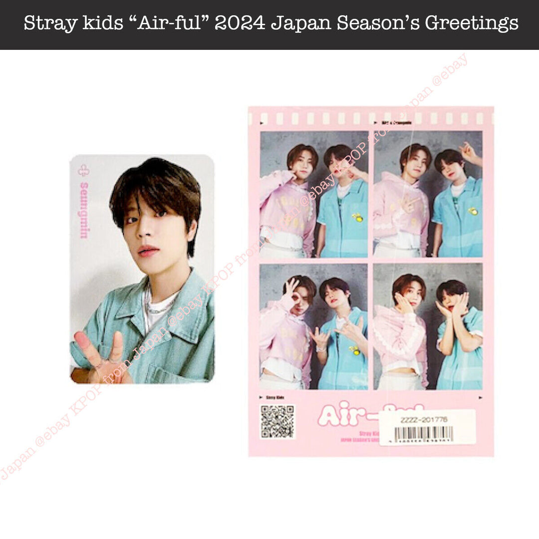 Stray Kids Air-ful JYP POB Photocard 4-cut 2024 JAPAN SEASON’S GREETINGS SEASONS