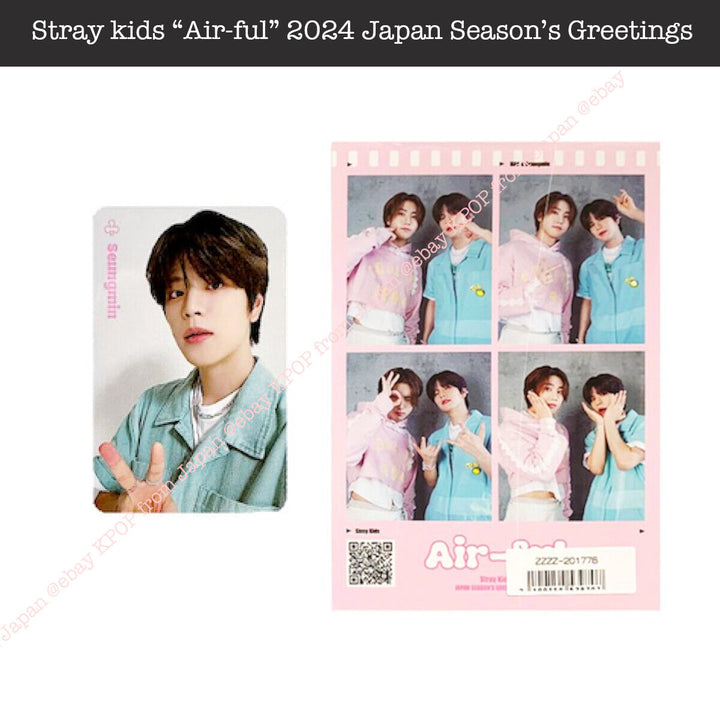 Stray Kids Air-ful JYP POB Photocard 4-cut 2024 JAPAN SEASON’S GREETINGS SEASONS