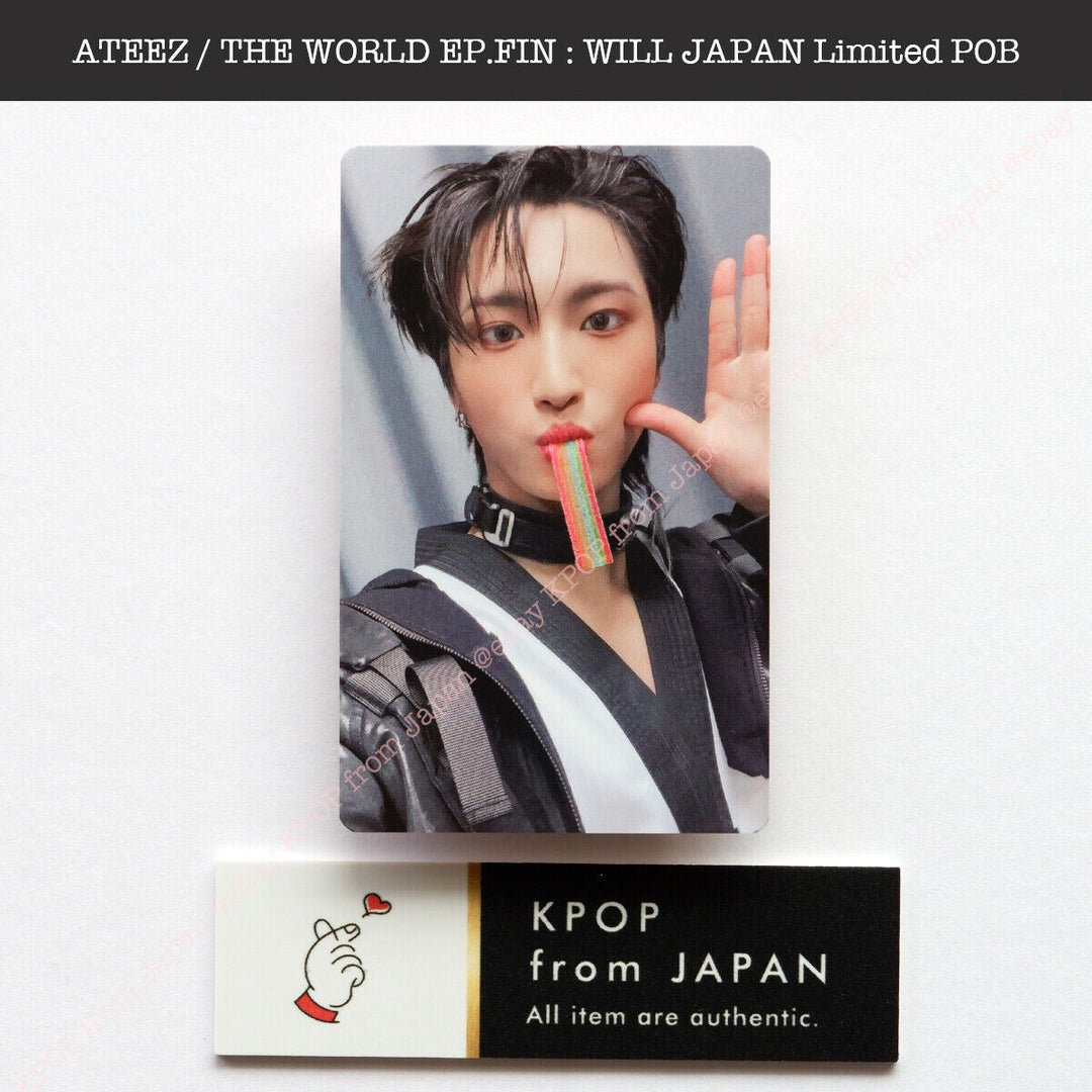 ATEEZ THE WORLD EP.FIN : WILL Japan POB Official Photocard Tower record HMV JPFC