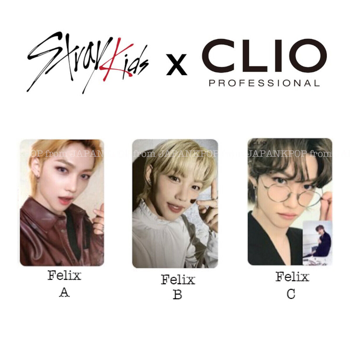 Outlet Stray Kids Felix CLIO Official Photocard RARE