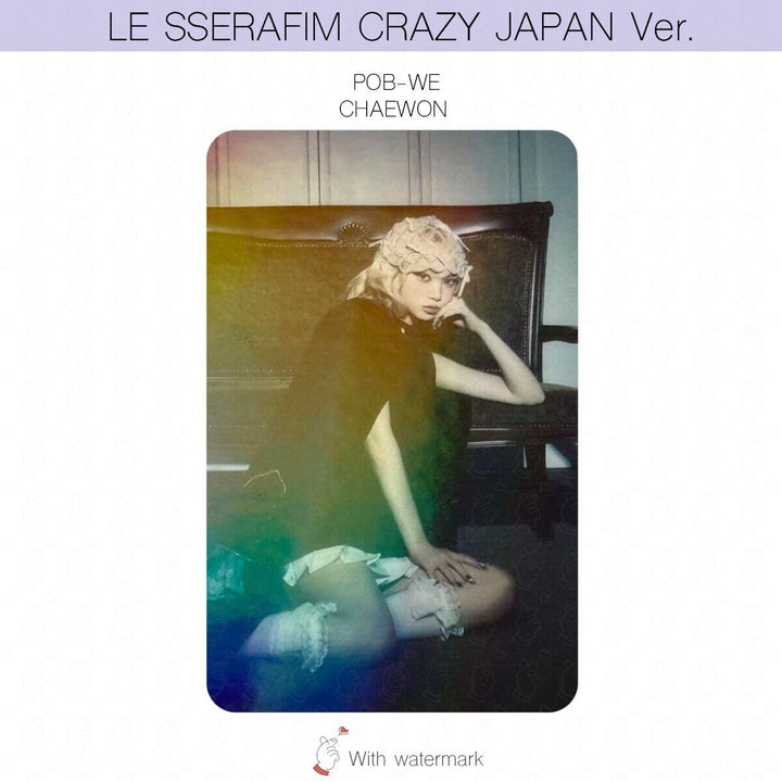 LE SSERAFIM CRAZY JAPAN ver. ALBUM POB LUCKY DRAW PHOTOCARD WEVERSE UMS HMV UNIT