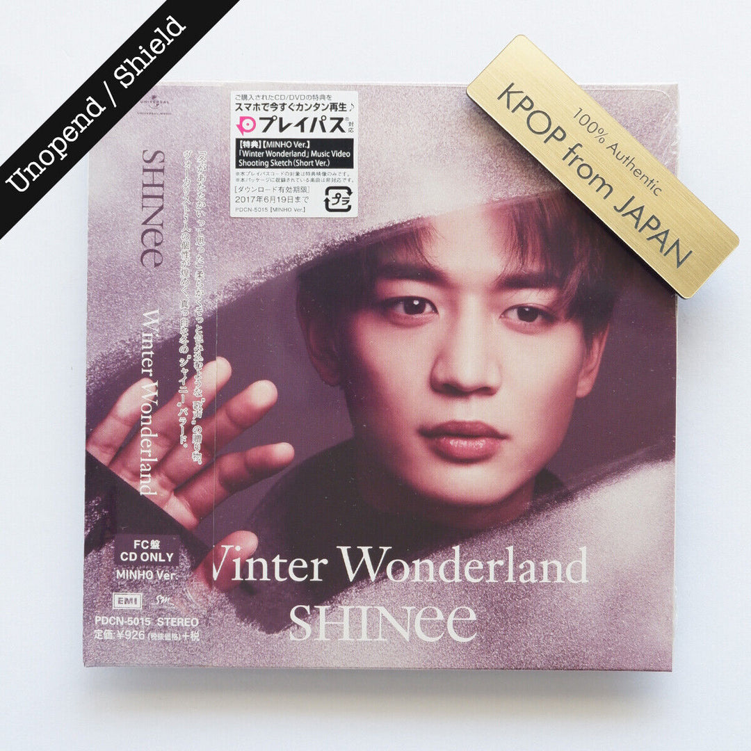 Unopened Shinee Winter Wonderland Japan FC Limited Edition CD FC