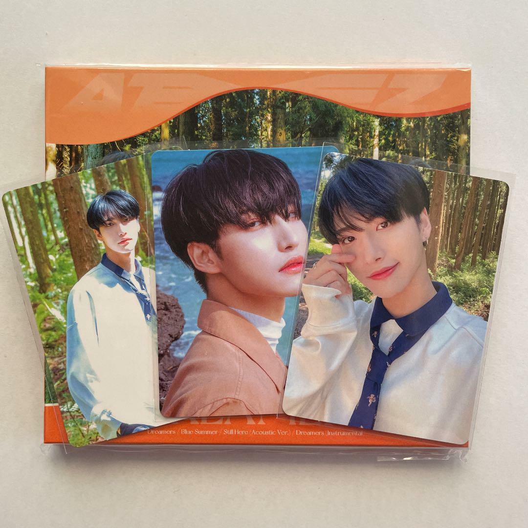 ATEEZ SEONGHWA DREAMERS Tarjeta fotográfica oficial Selfie PC Tower graba SEONG HWA 