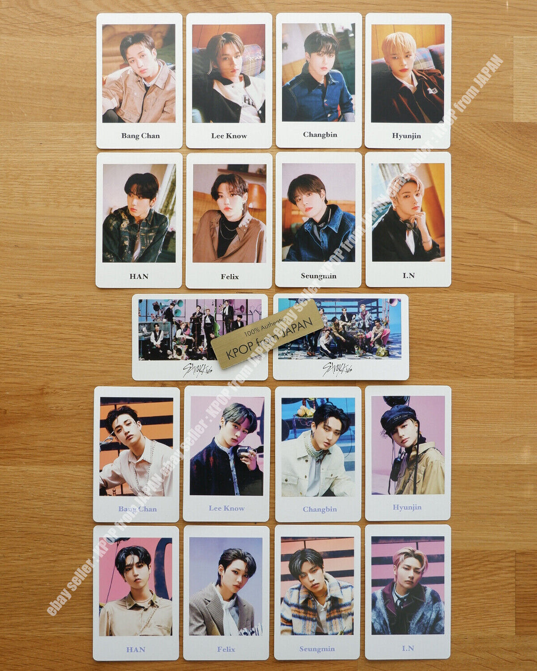 Stray Kids THE SOUND POPUP STORE 109 Official photocard set SHIBUYA109