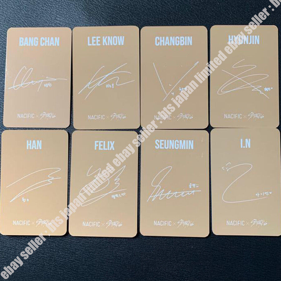 Stray kids NACIFIC 13th Photocard POB Hyunjin Felix Han Lee Know Bang chan I.N