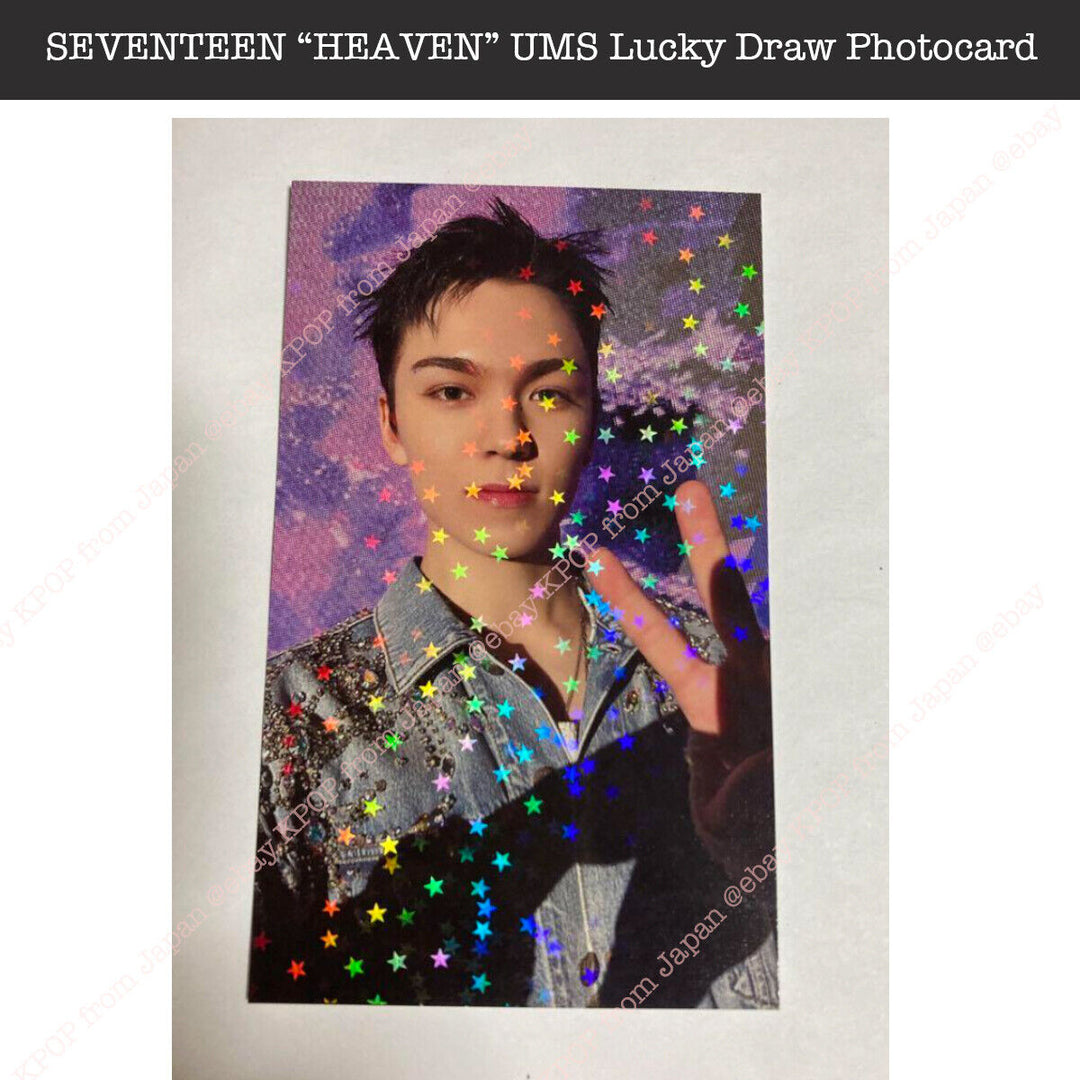 SEVENTEEN HEAVEN UMS Lucky draw official photocard Universal Music Store