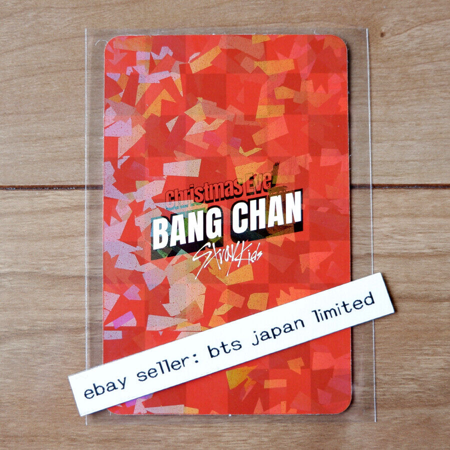 Stray Kids Bang Chan Christmas EveL Official Photocard CONCEPT GLITTER POB PC