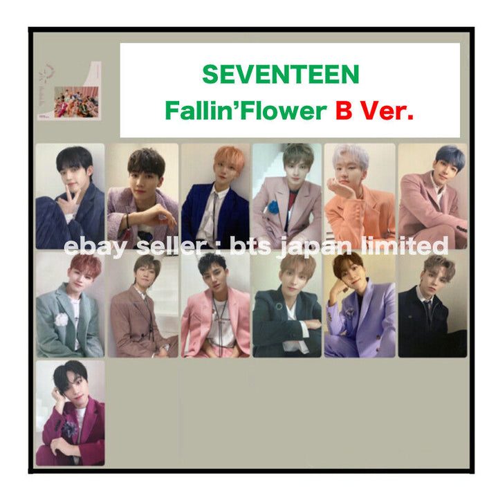 SEVENTEEN OFFICIAL FALLIN' FLOWER B ver. LIMITED Photocard Photo card