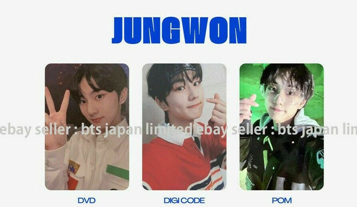 ENHYPEN JUNGWON Memories : Step 1 Official Photocard DVD DIGI CODE POM