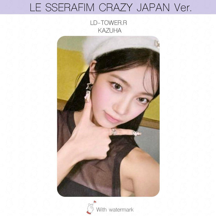 LE SSERAFIM CRAZY JAPAN ver. ALBUM POB LUCKY DRAW PHOTOCARD WEVERSE UMS HMV UNIT