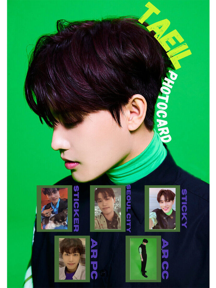 NCT 127 TAEIL Pegatina Tarjeta fotográfica oficial Tarjeta fotográfica PC NCT127 