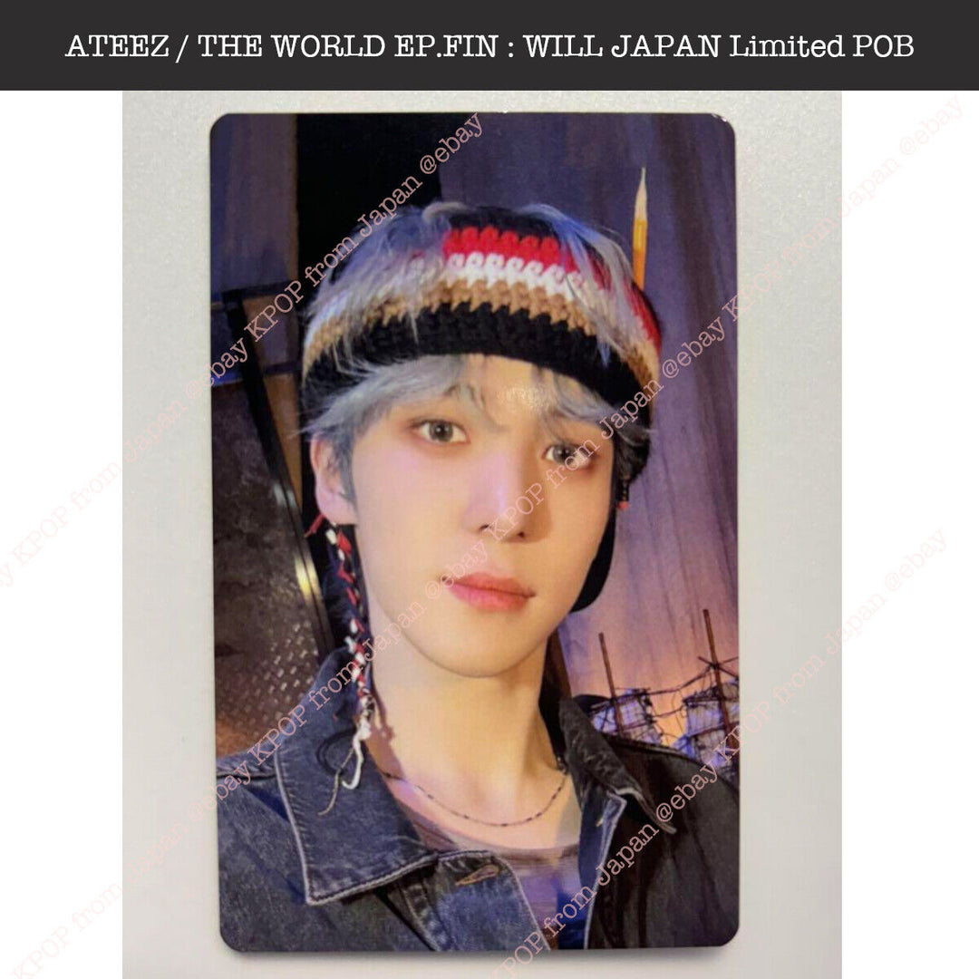 ATEEZ THE WORLD EP.FIN : WILL Tower record Japan Lucky draw Loto Photocard PC