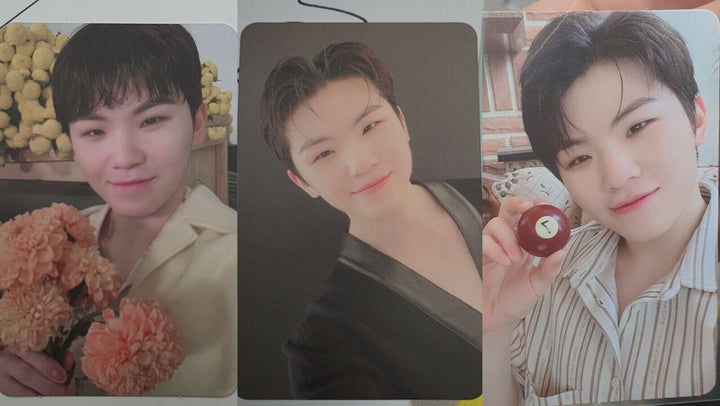 Seventeen Woozi Your Choice Tarjeta fotográfica oficial Un lado Otro lado Al lado de la PC 