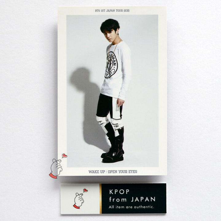 JUNGKOOK BTS 1ST JAPAN TOUR 2015 WAKE UP : OPEN YOUR EYES Official photocard