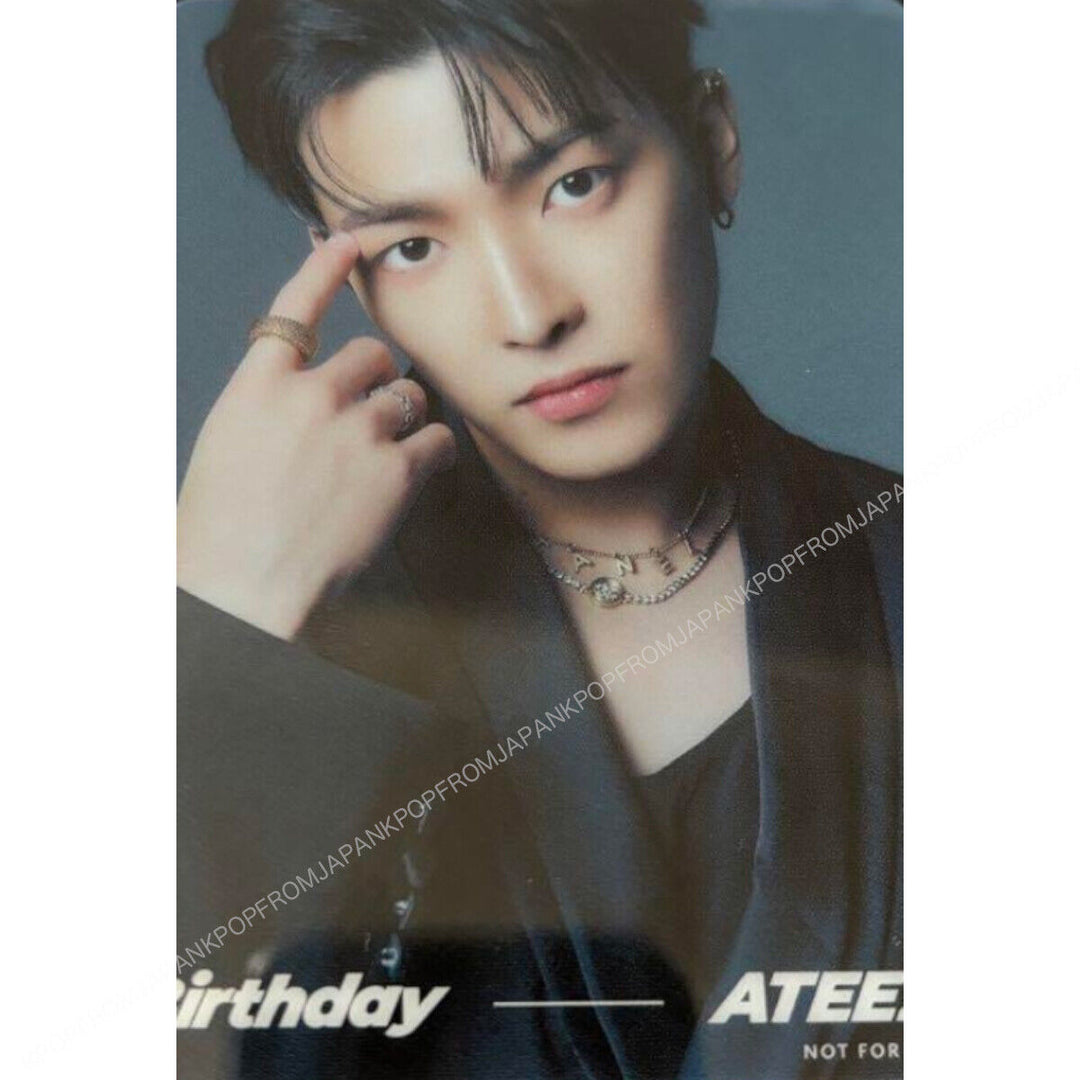 HONGJOONG ATEEZ Birthday JAPAN POB LUCKY DRAW ALBUM PHOTOCARD ATINY SOLO UMS