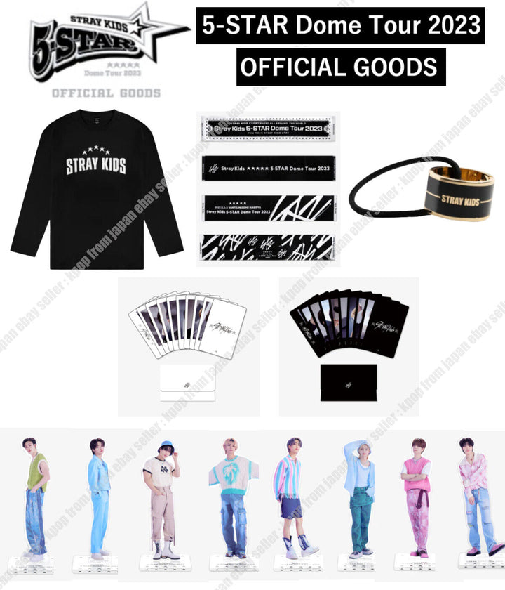 Preorder Stray kids 5-STAR Japan Dome Tour 2023 Official MD Goods 5star 5 star