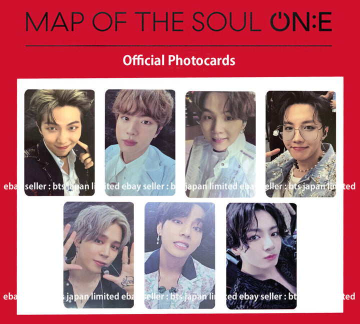 BTS MAP OF THE SOUL ON:E DVD Official Photo card photocard PC MOS ONE