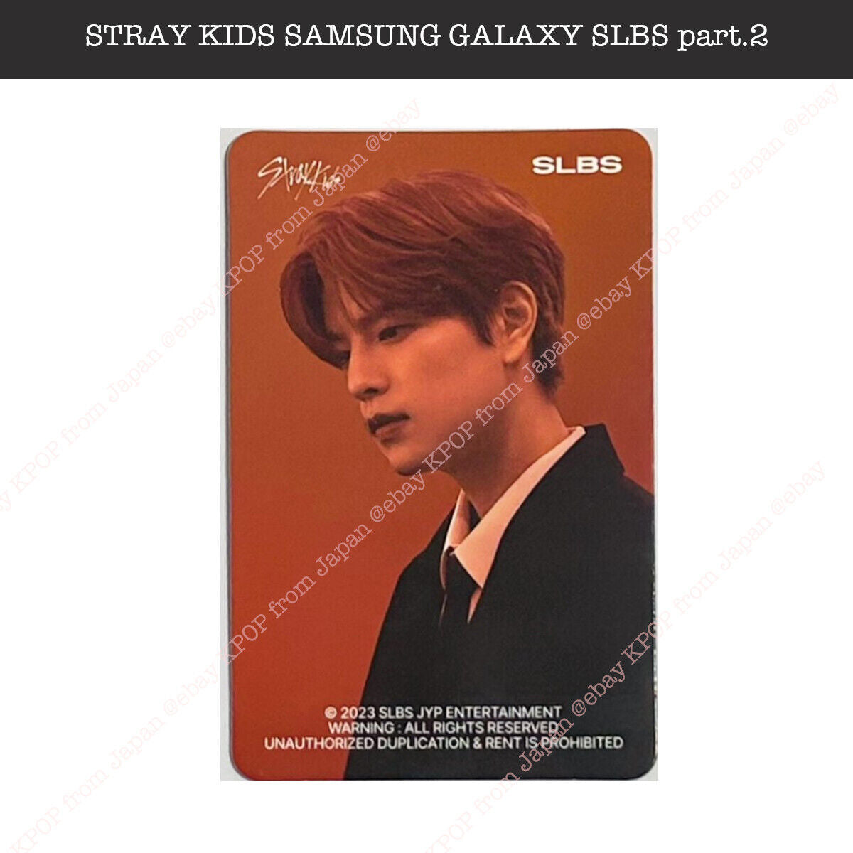 Stray kids SAMSUNG GALAXY SLBS part.2 Official Photocard