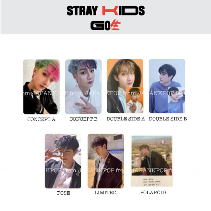 Stray kids IN LIVE Official Photo card Bang chan Lee know Han Felix Hyunjin I.N