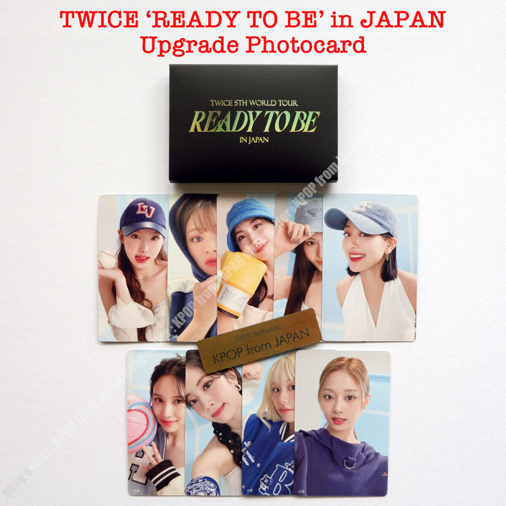 TWICE READY TO BE IN JAPAN Upgrade Benefit Photocard mina sana momo nayeon jihyo