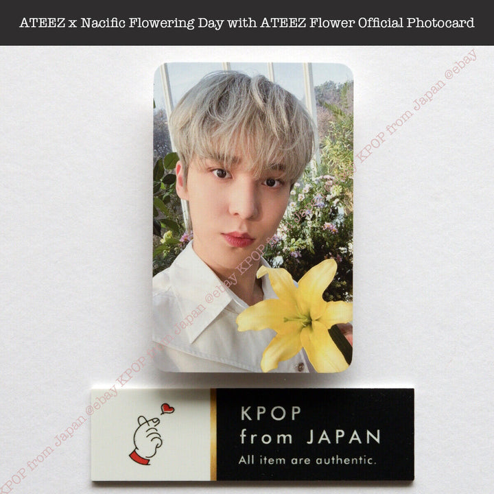 ATEEZ x Nacific Flowering Day with ATEEZ Flower Official Photocard