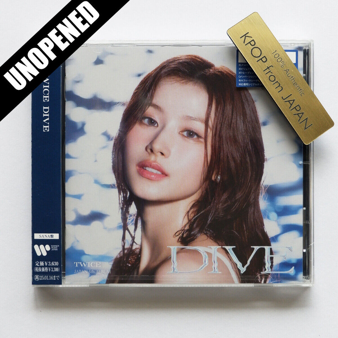 UNOPENED TWICE Japan Album DIVE Limited A B ONCE SOLO CD JPFC Photocard