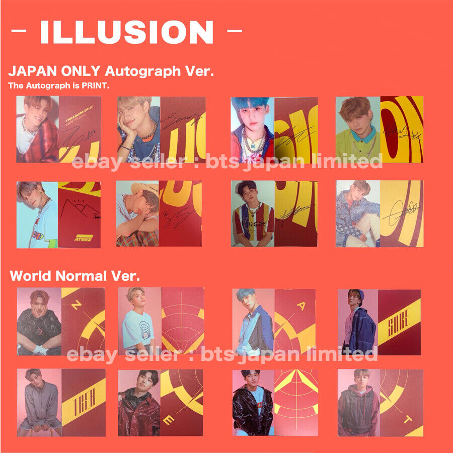 ATEEZ TREASURE EP.3 : One To All / illusion ver. Official Photocard Photo card