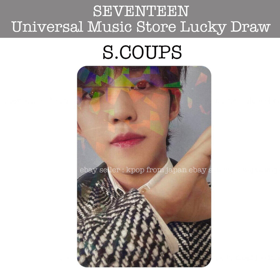 SEVENTEEN FML UMS Lucky draw official photocard Universal Music Store Photo card