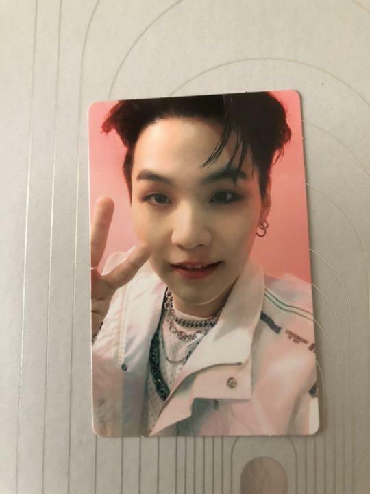 BTS SUGA CLUE ROUTE HOLOGRAM MAP OF THE SOUL MOS ONE CONCEPT BOOK Photo card